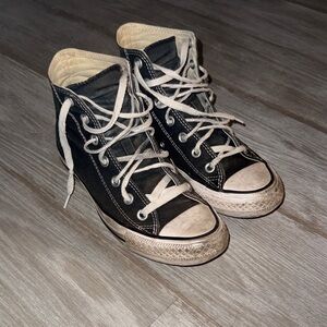 Converse Black and White High-Tops